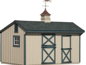 10x16-shed-row-barn-with-tan-paint-green-trim