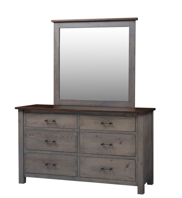 Heirloom mission high dresser mirror