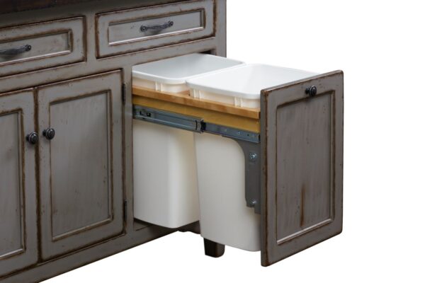Lexington Island Rough Sawn Top with Bread Board Ends - Image 3