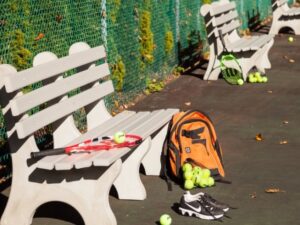 outdoor bench