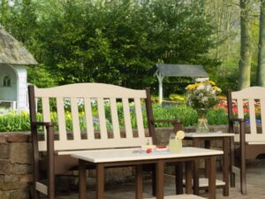 outdoor bench