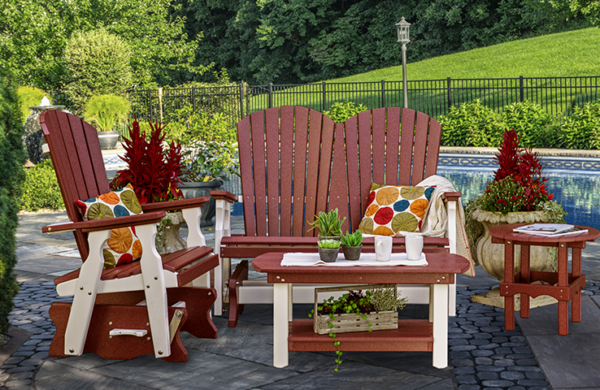 glider set leisure lawn