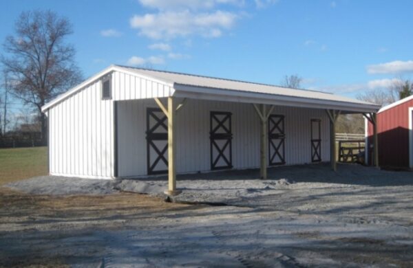 lean to barn cover