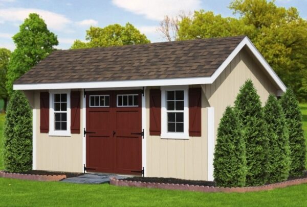 Elite Quaker 10x16 Beige Shed
