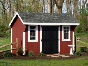 Elite Quaker 8x12 Red Shed
