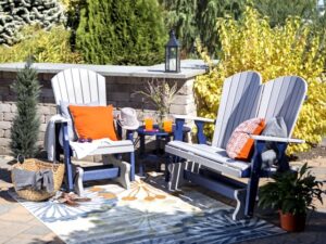 fanback glider chair