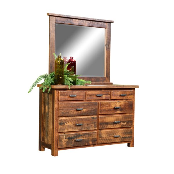 Farmhouse mirror dresser