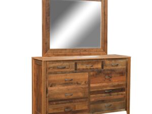 Shefford 9 Drawer Dresser with Mirror