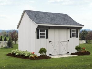 vinyl backyard cape shed