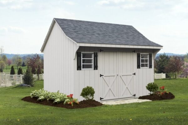 vinyl backyard cape shed
