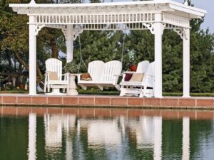 fanback outdoor swing