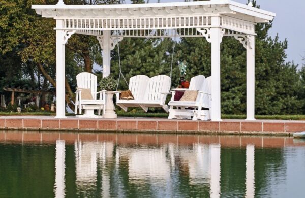 fanback outdoor swing