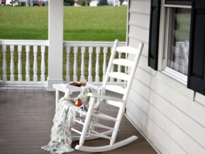 white rocker