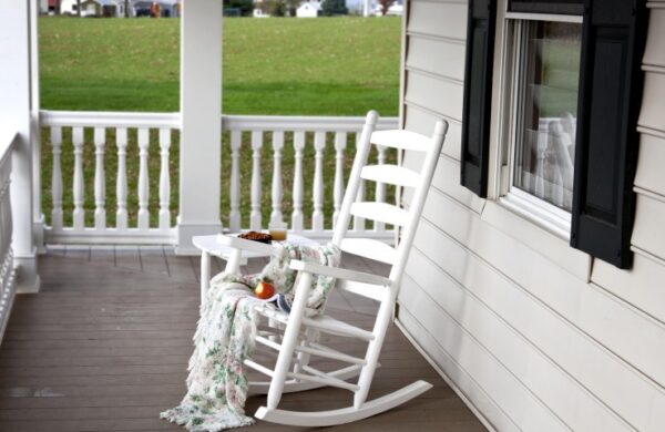 white rocker