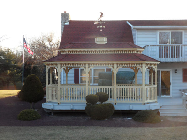 Oval Wood Gazebo