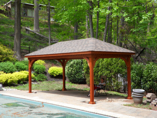 Traditional Wood Pavilion 10x20