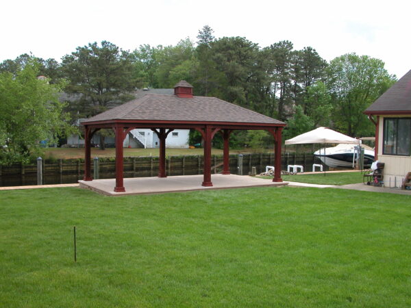 Traditional Wood Pavilion 14×24 - Image 2