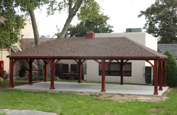 Traditional Wood Pavilion 20x40
