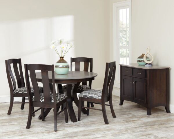 Dining Carlisle Laurie Side Chair Pewter Briar
