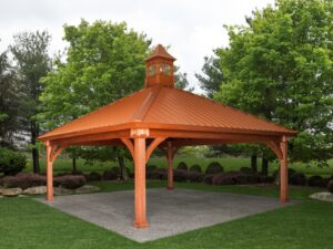 Grand Estate Wood Pavilion 24×24