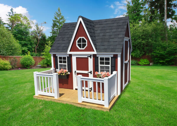 Victorian Style Red Playhouse