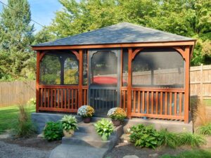 Wood Rectangle Gazebo