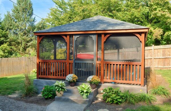 Wood Rectangle Gazebo